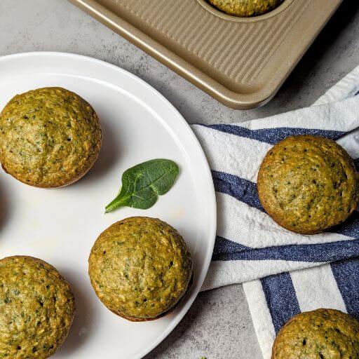 Green smoothie muffins