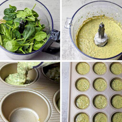 How to make green smoothie muffins