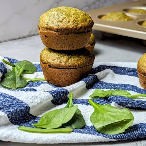 Photography green smoothie muffins